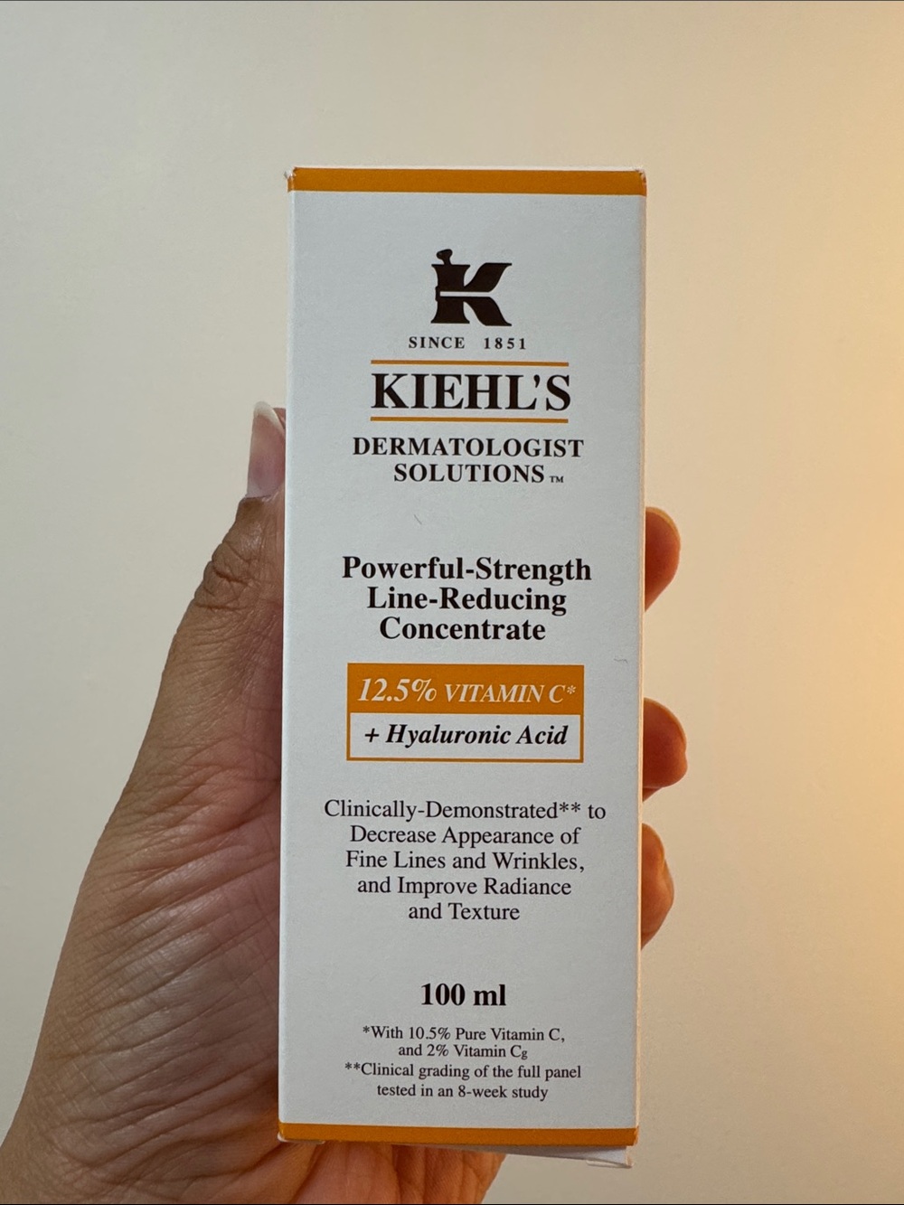 Kiehl’s Powerful-Strength Line-Reducing Concentrate 100ml – NEW SEALED